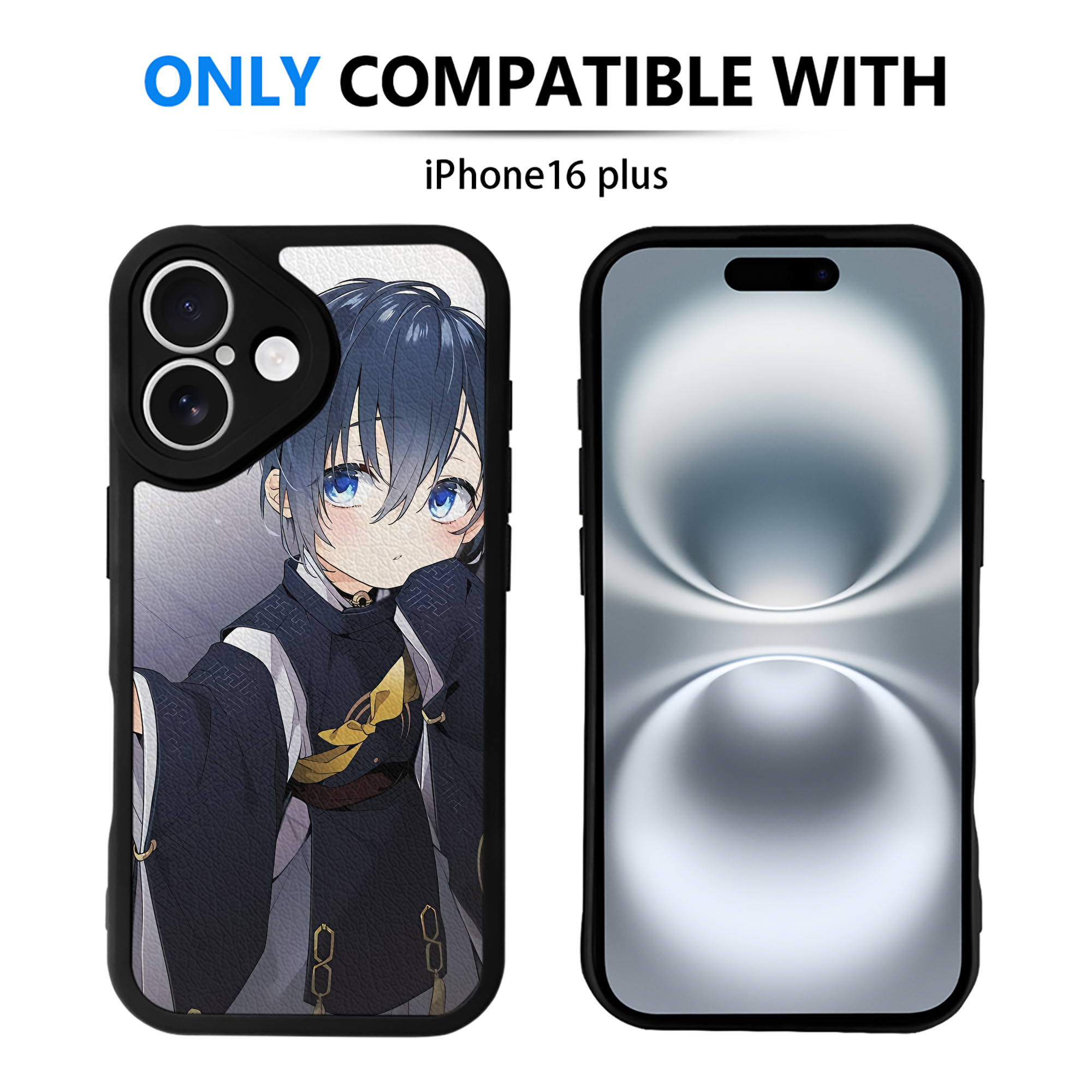 （画像用） 刀剣乱舞 Touken Ranbu 【iPhone 16シリーズ対応】シリコンスマホケース（レザー調） 材質：シリコン